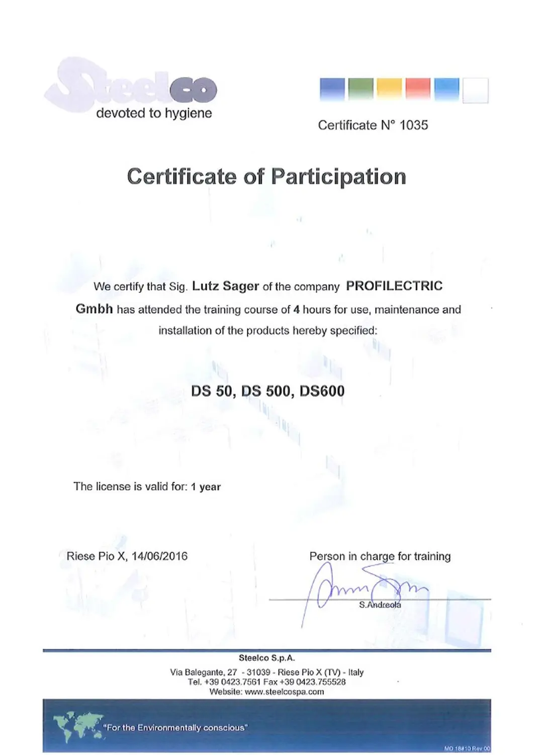MediDes – Medizinische Desinfektion – Zertifikat